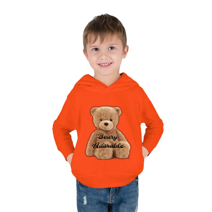 Toddler Beary Adorable Pullover Fleece Hoodie