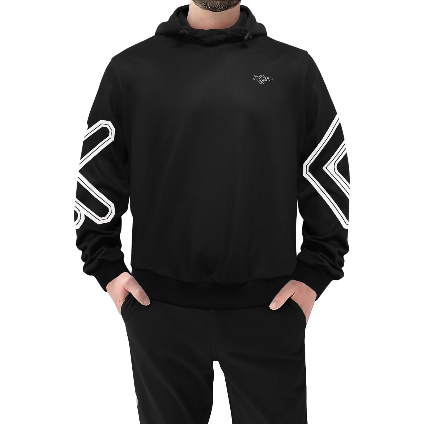 High Neck Pullover Hoodie for Men  H24