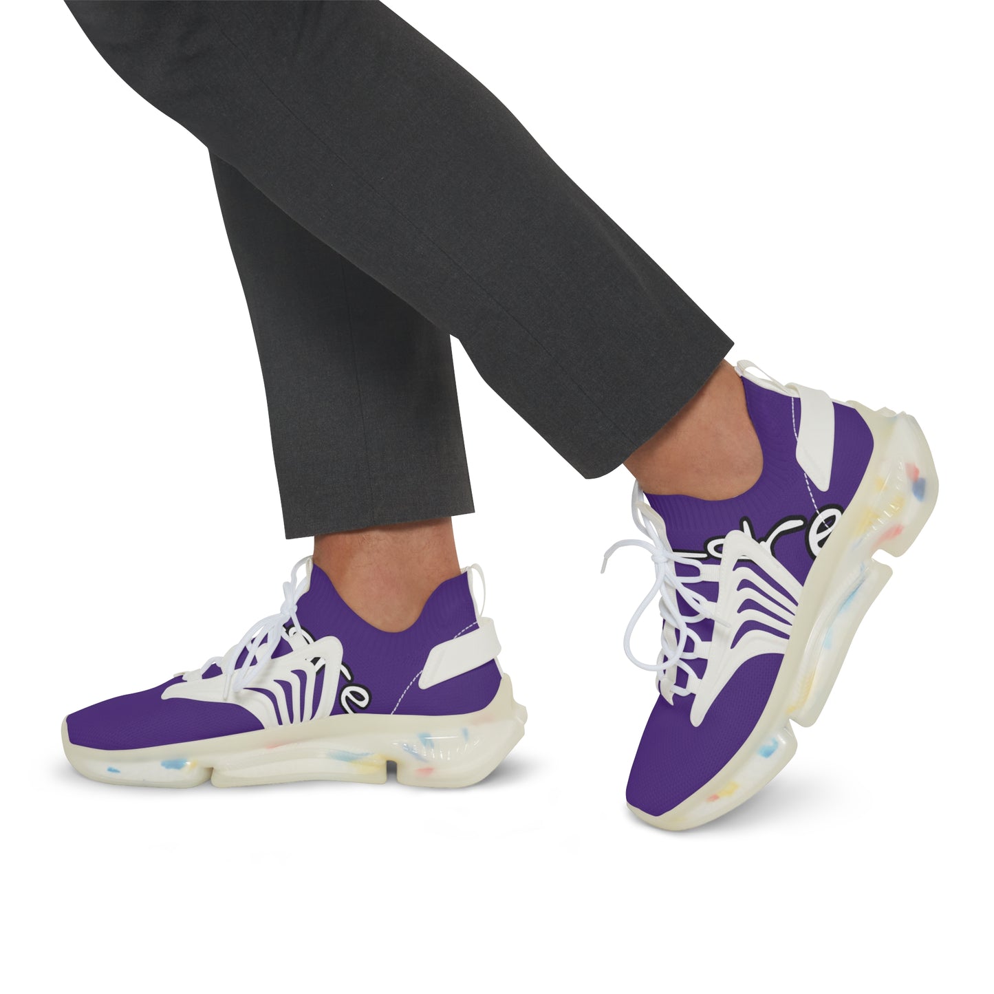 Men's Mesh Sneakers (Purple)