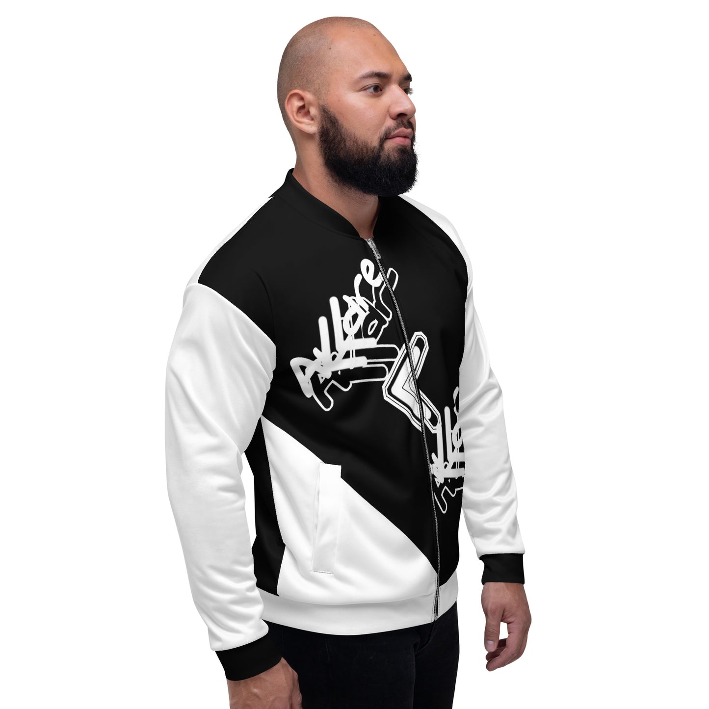 Black & White ALdre Bomber Jacket