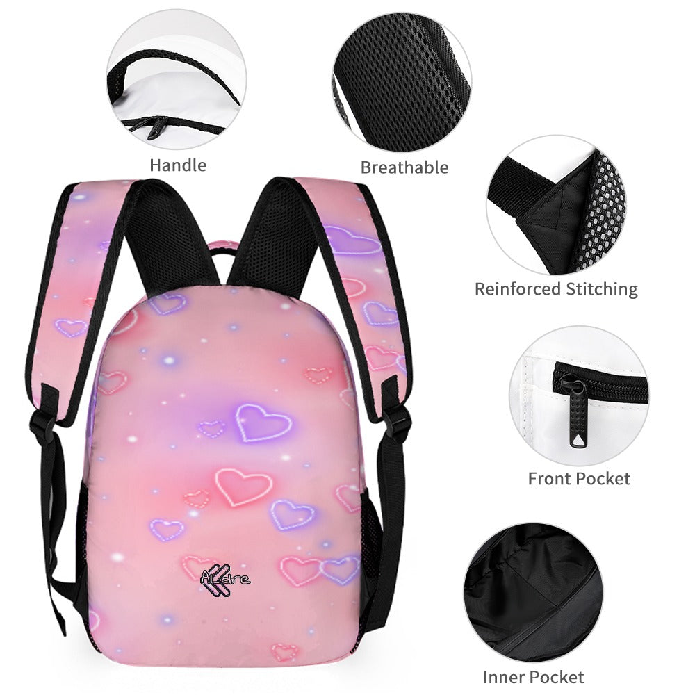 Three piece backpack set