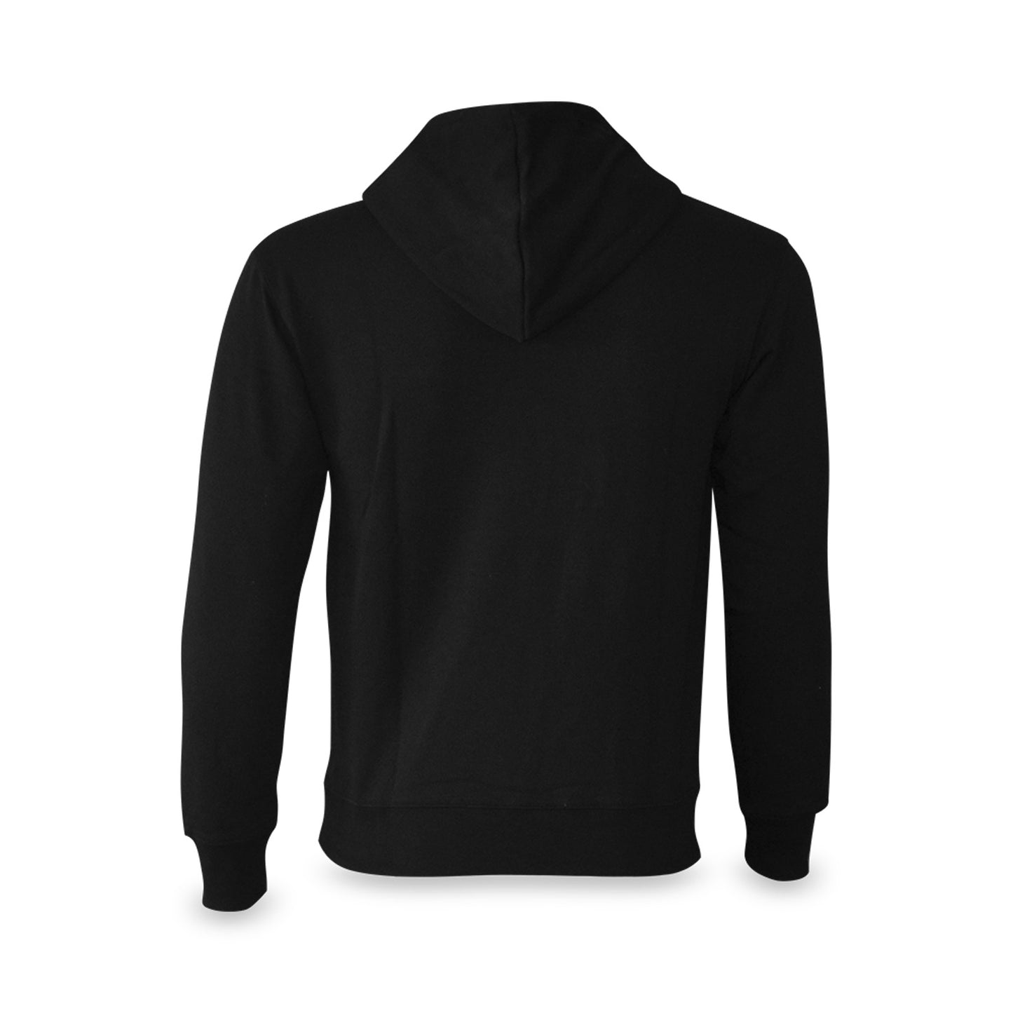 100% Cotton Black Classic Hooded Sweatshirt