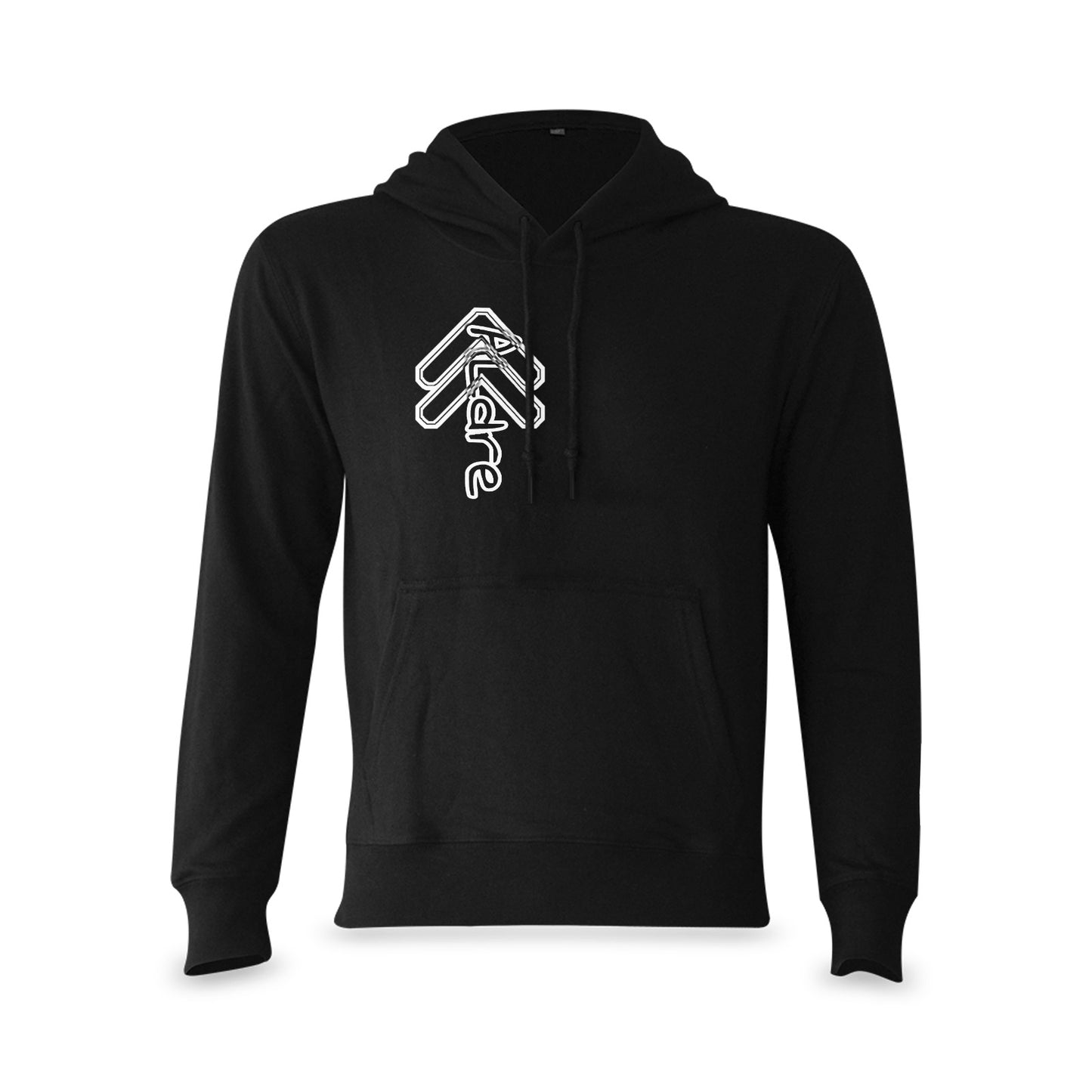 100% Cotton Black Classic Hooded Sweatshirt