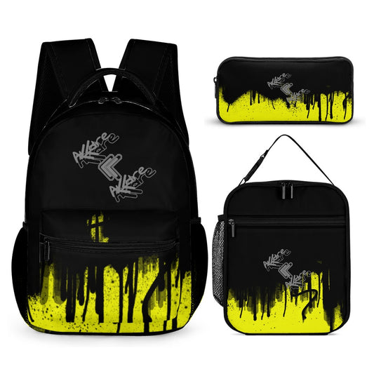 Three piece backpack set