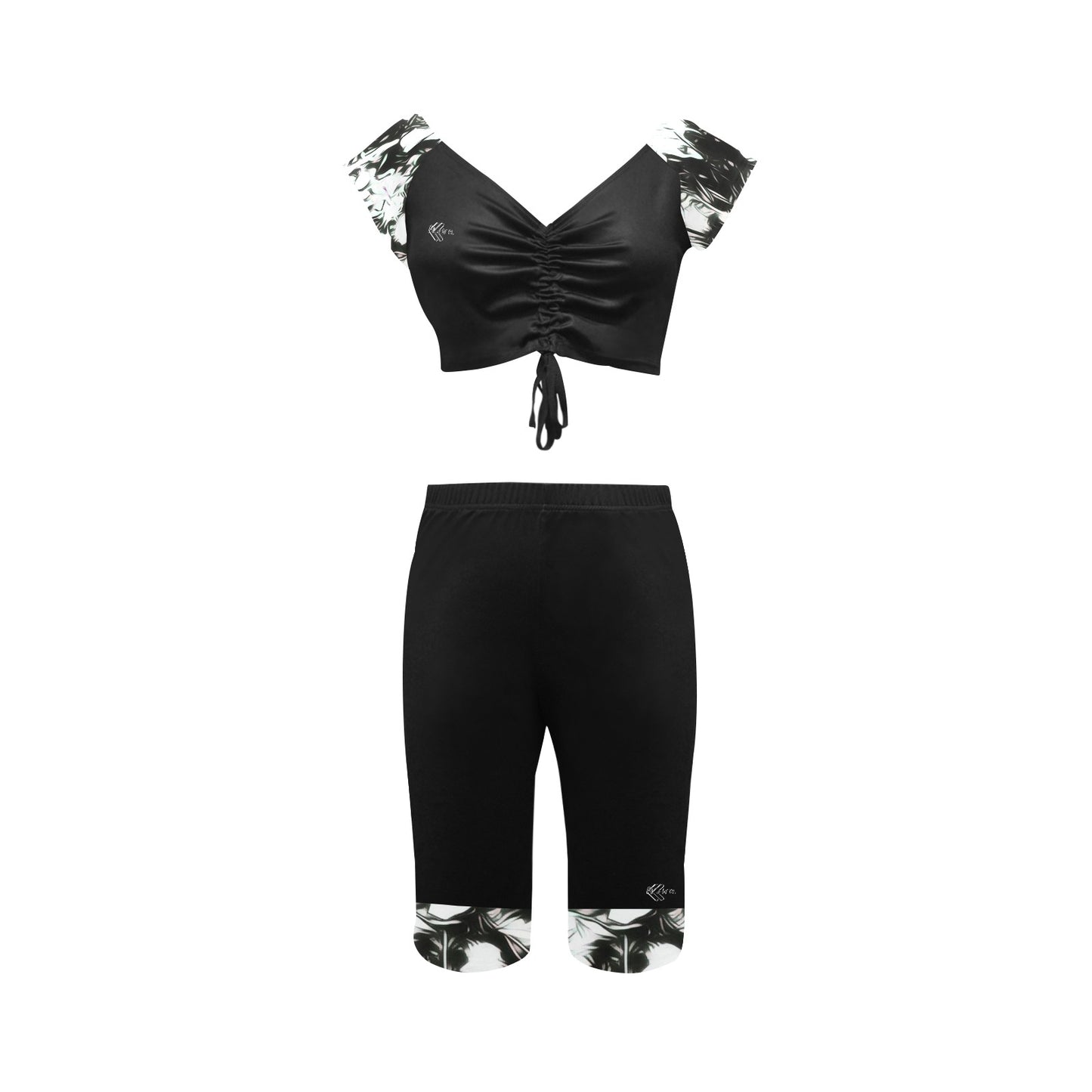 Women's Crop Top Yoga Set