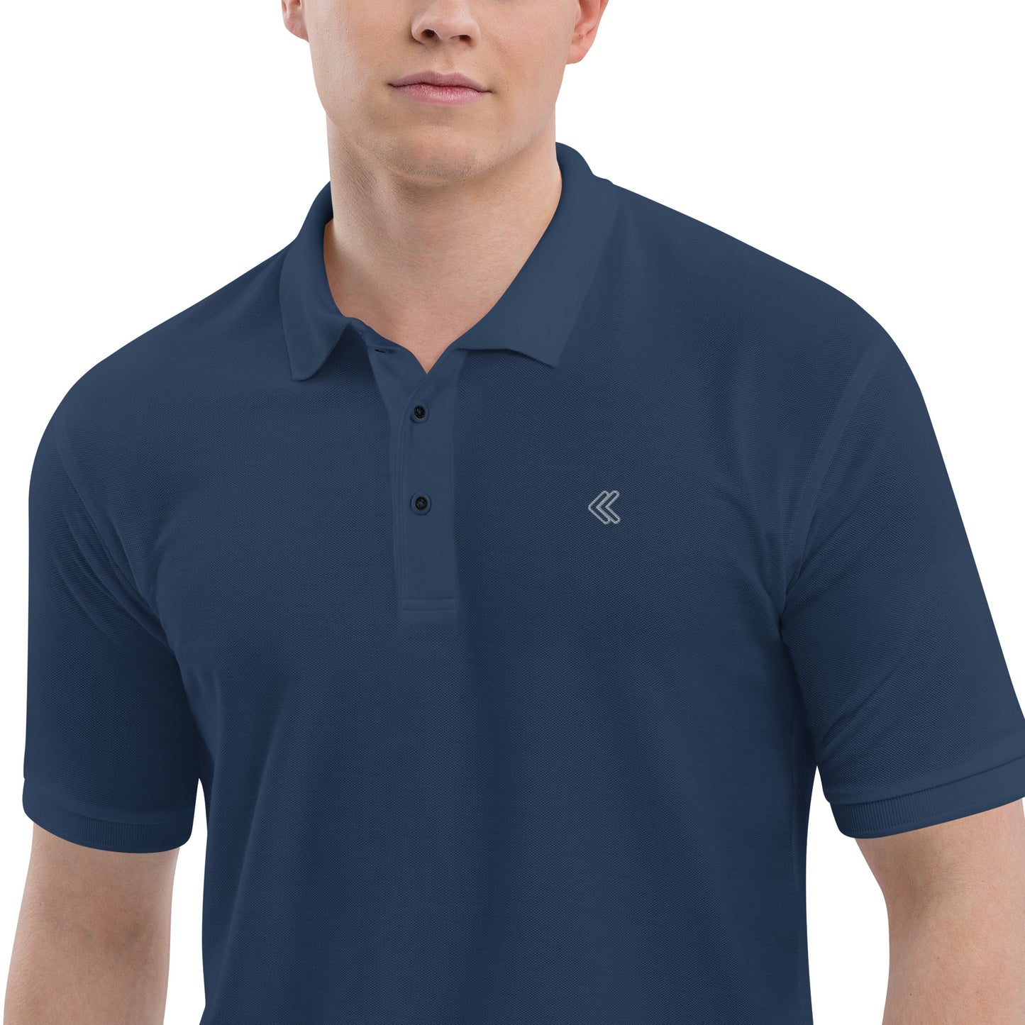 Embroidered Men's Premium Polo