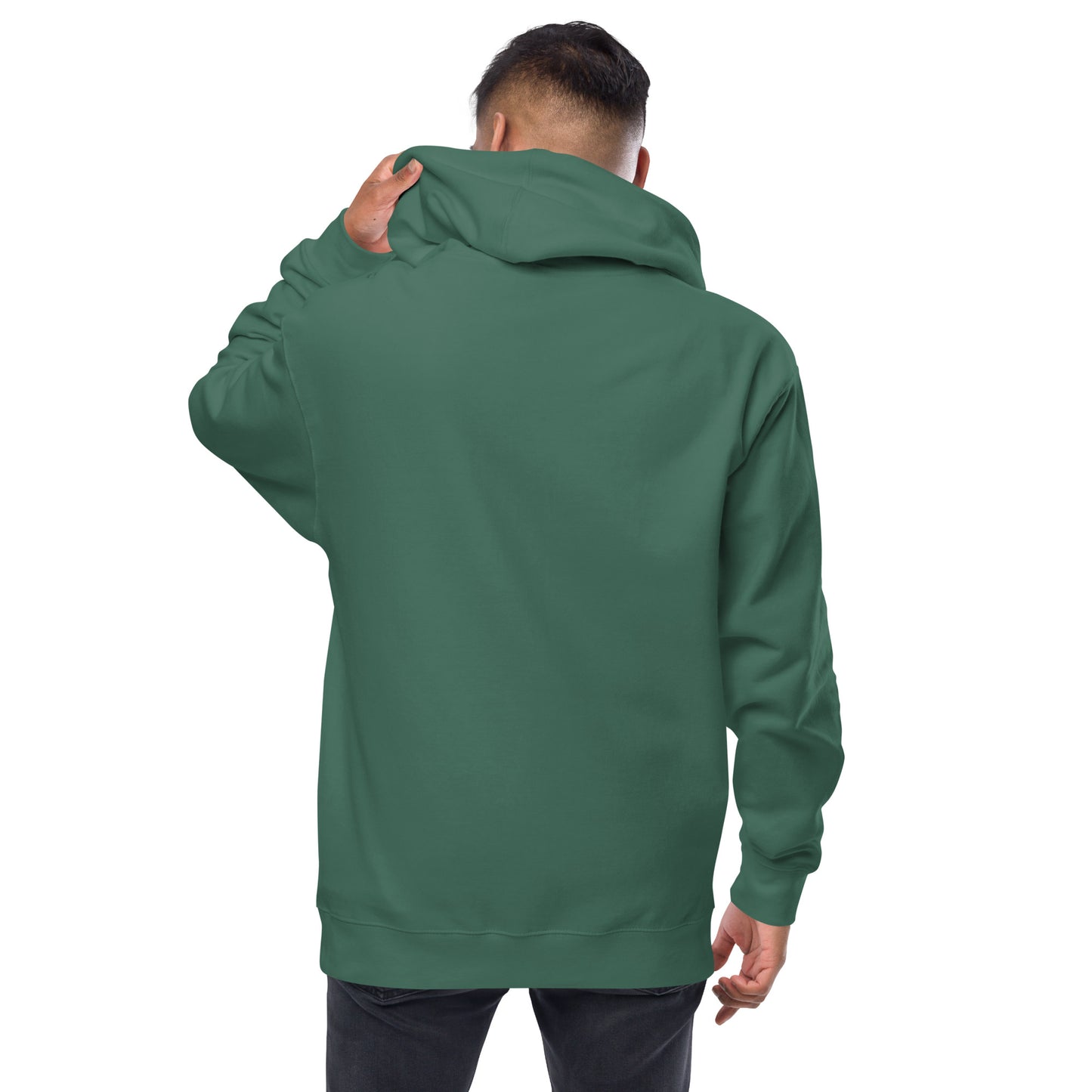 Embroidered Fleece Zip Up Hoodie