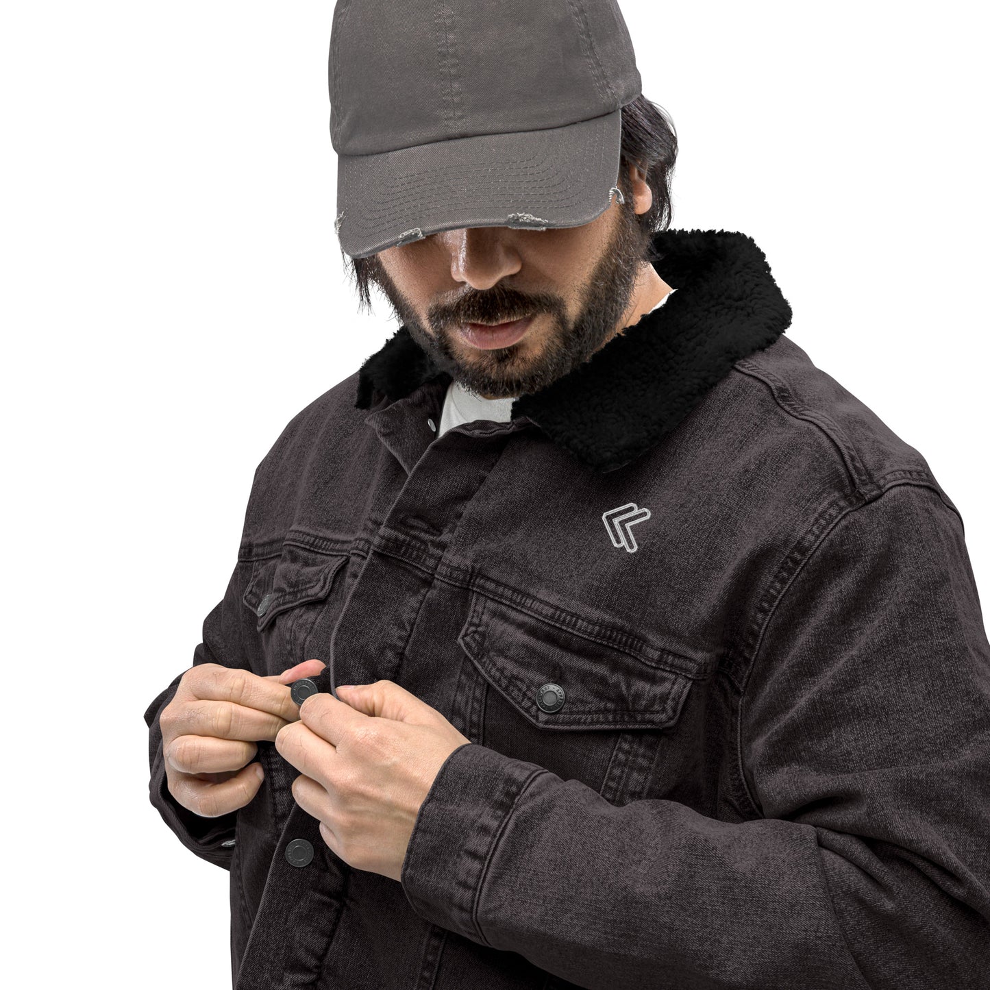 Denim Sherpa Jacket