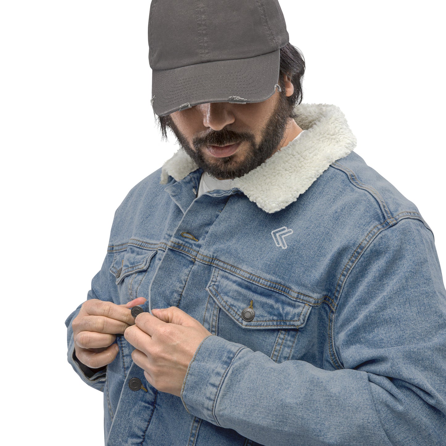 Denim Sherpa Jacket